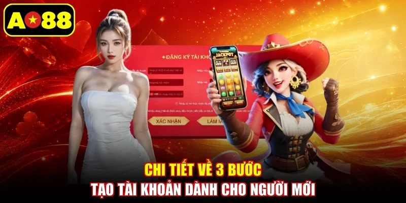 Chi tiết về 3 bước tạo tài khoản dành cho người mới