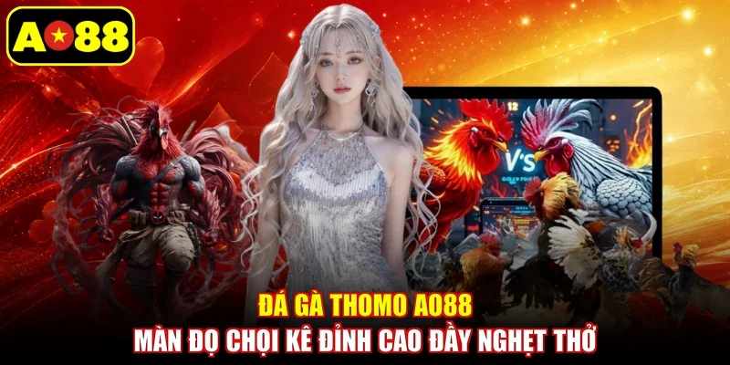 Đá Gà Thomo AO88 - Màn Đọ Chọi Kê Đỉnh Cao Đầy Nghẹt Thở