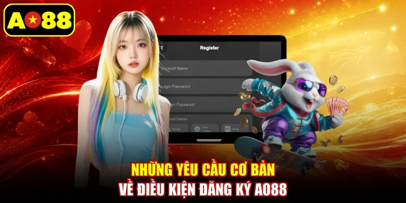 Những yêu cầu cơ bản về điều kiện đăng ký AO88