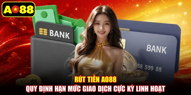 Rút tiền AO88 quy định hạn mức giao dịch cực kỳ linh hoạt